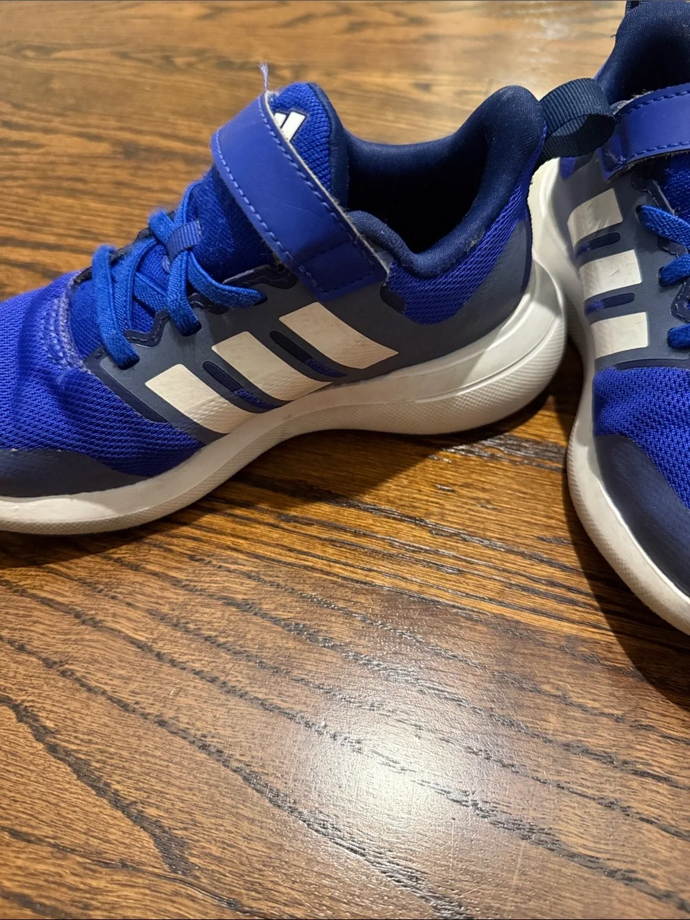 adidas Kids Royal Blue & White Athletic Sneakers